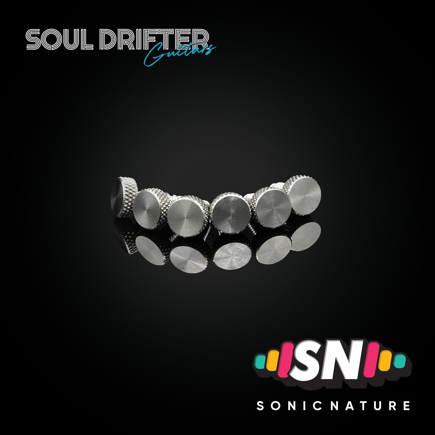 Sonic Nature GR5 Titanium Fine-Tuning Screws for GE1996T - Natural