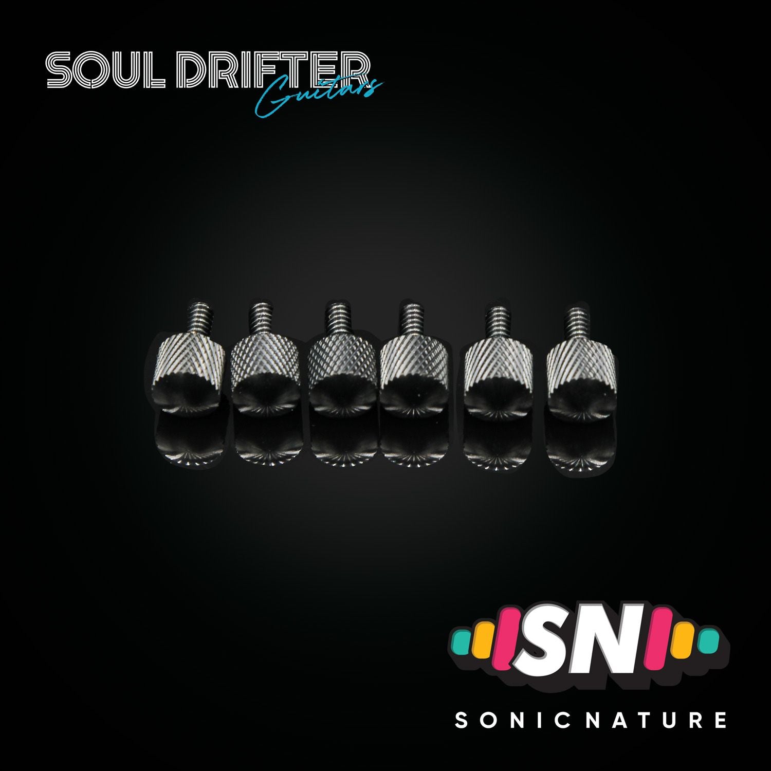 Sonic Nature GR5 Titanium Fine-Tuning Screws for Kahler - Black