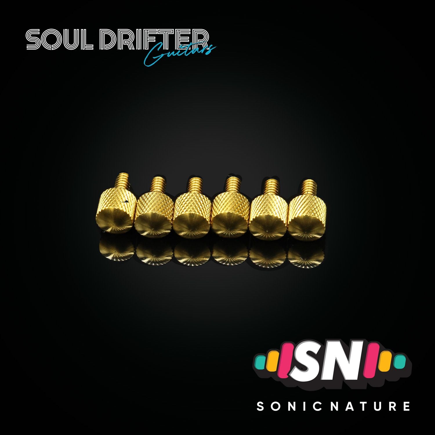 Sonic Nature GR5 Titanium Fine-Tuning Screws for Kahler - Gold