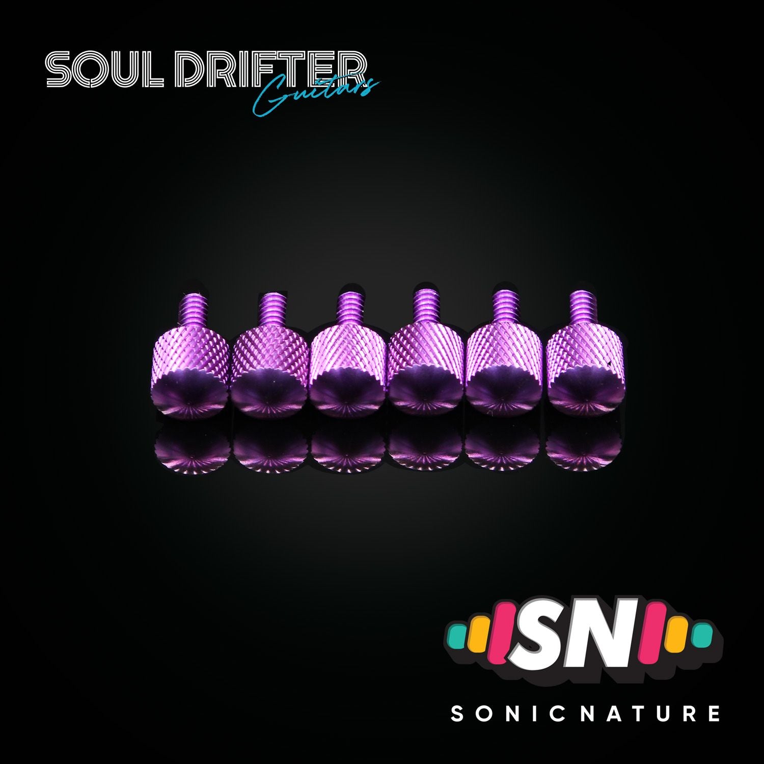 Sonic Nature GR5 Titanium Fine-Tuning Screws for Kahler - Purple