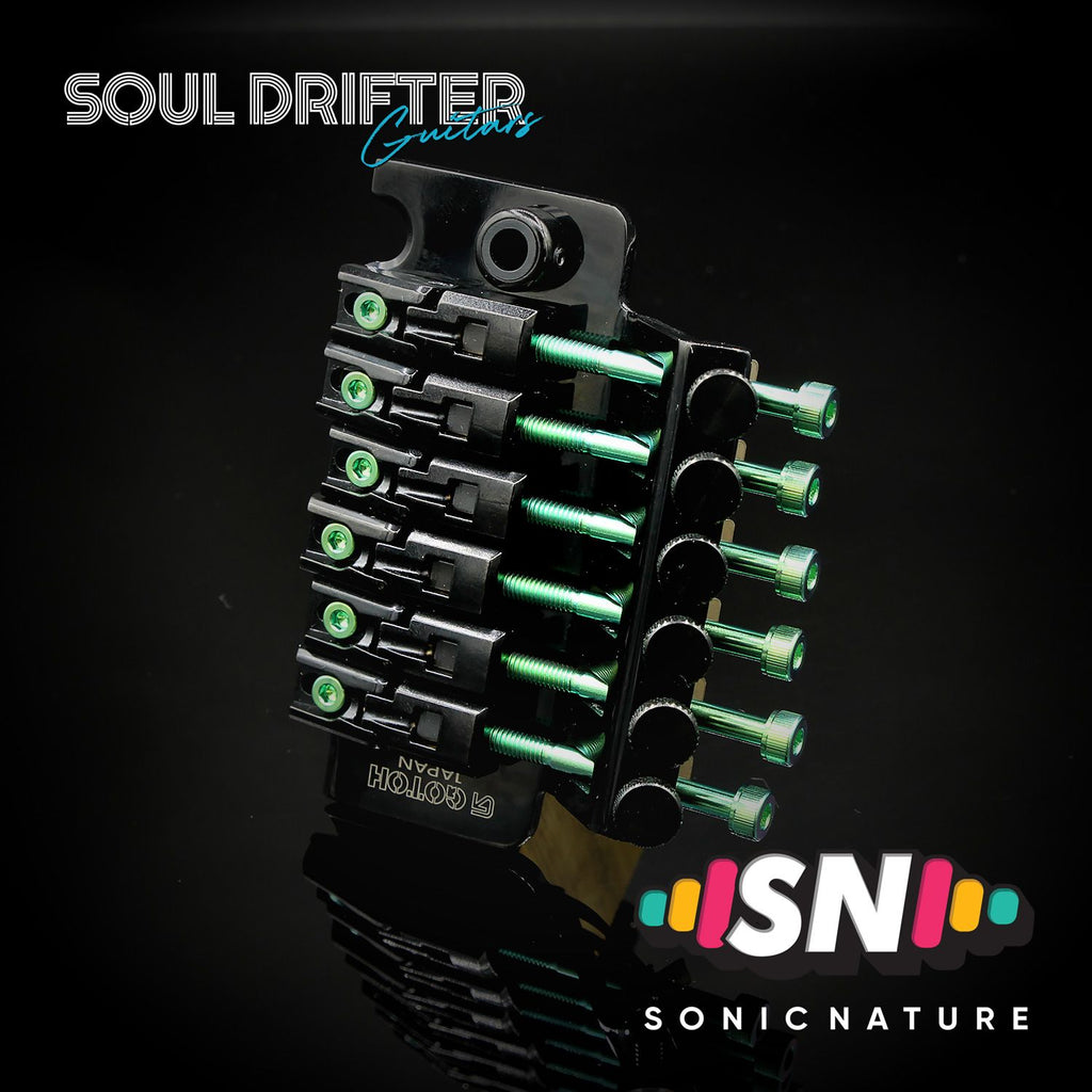 Sonic Nature GR5 Titanium Hardware Pack for GE1996T - Green