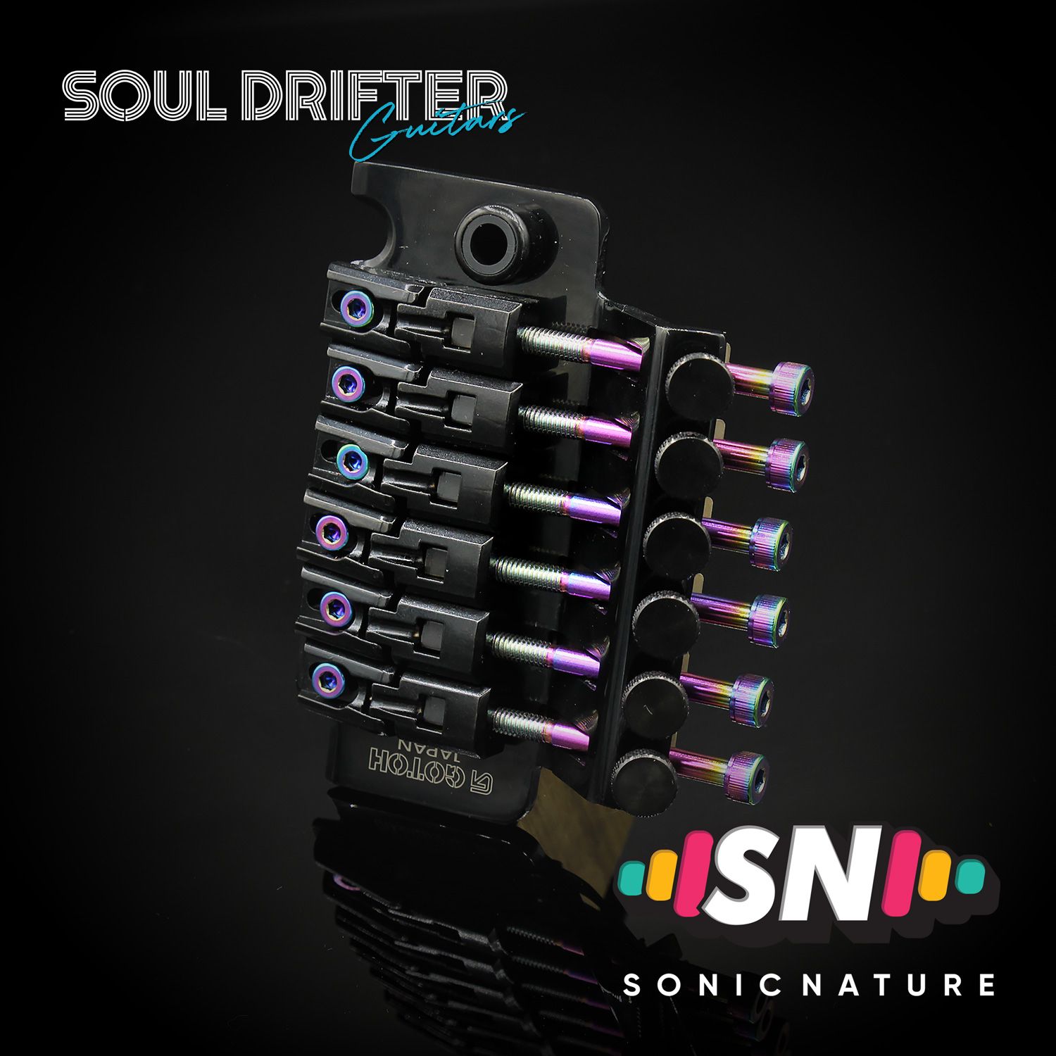 Sonic Nature GR5 Titanium Hardware Pack for GE1996T - Rainbow