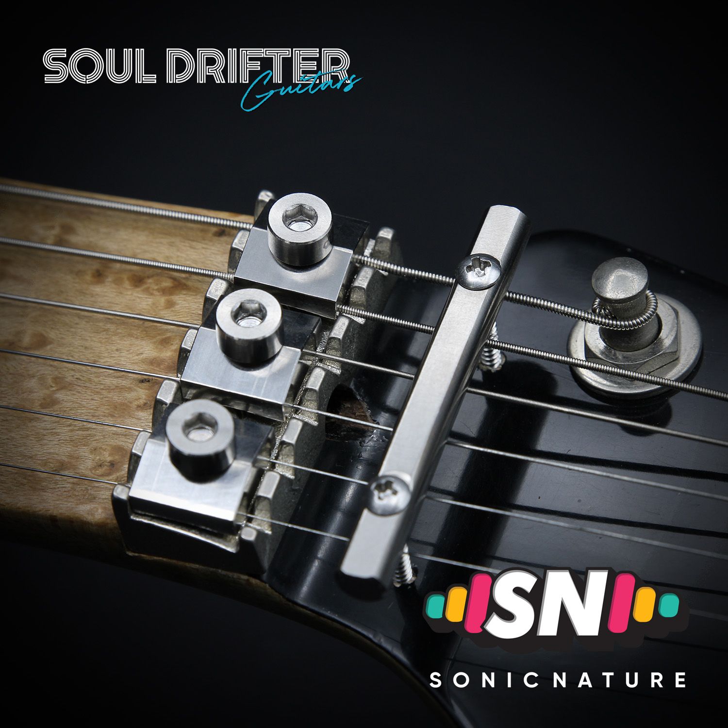 Sonic Nature GR5 Titanium Headstock Pack - Natural
