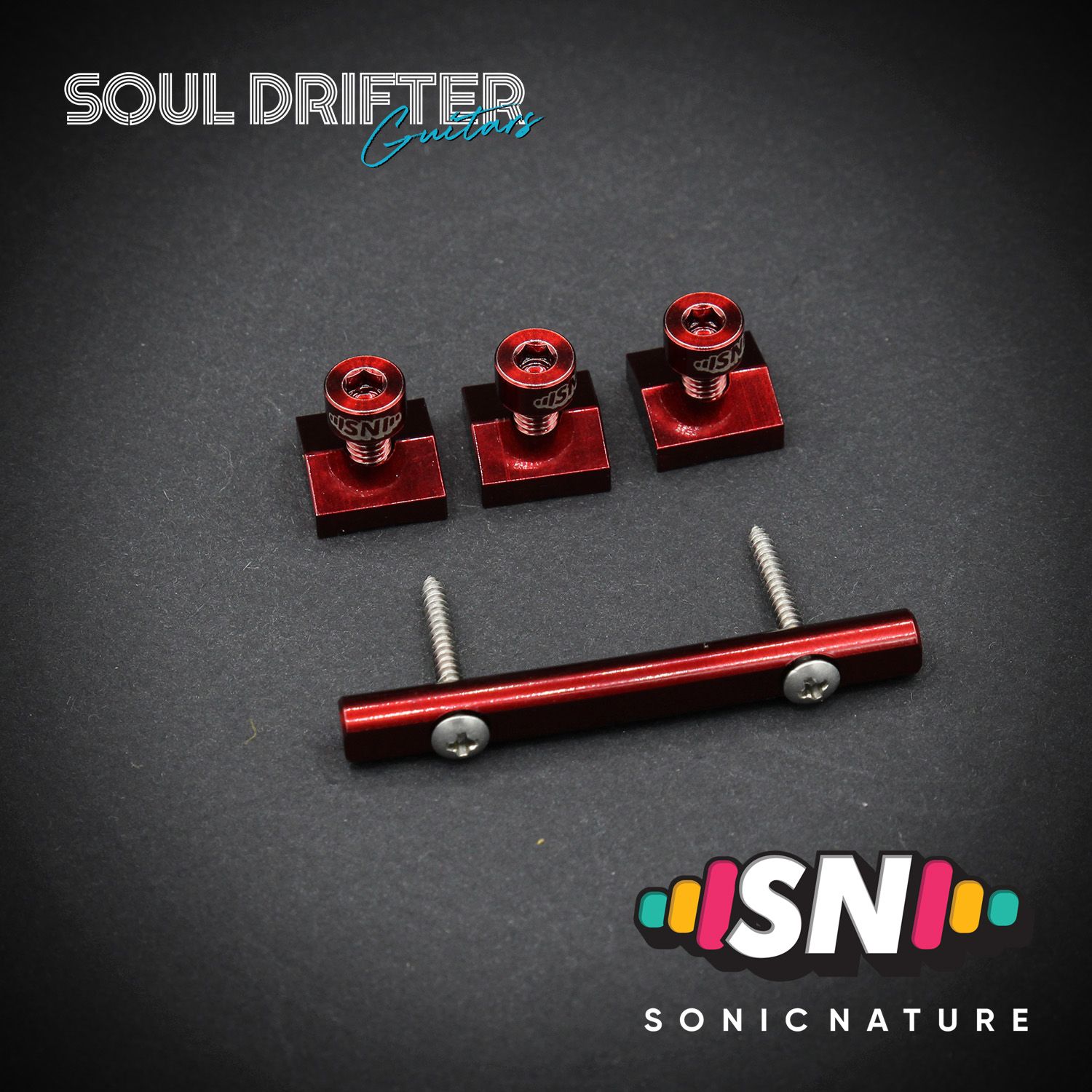 Sonic Nature GR5 Titanium Headstock Pack - Red