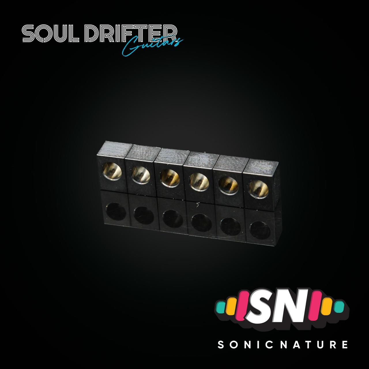 Sonic Nature GR5 Titanium Saddle Inserts for Gotoh - Black