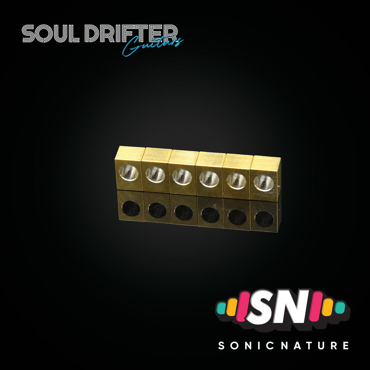 Sonic Nature GR5 Titanium Saddle Inserts for Gotoh® GE1996T - Gold