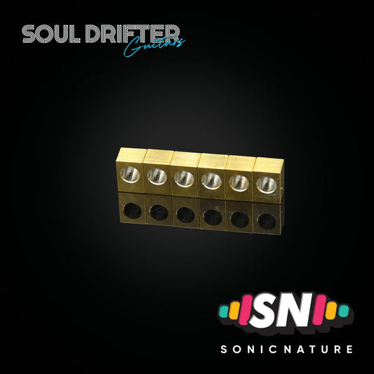 Sonic Nature GR5 Titanium Saddle Inserts for Gotoh® GE1996T - Gold