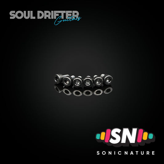 Sonic Nature GR5 Titanium Saddle Screws for GE1996T - Black