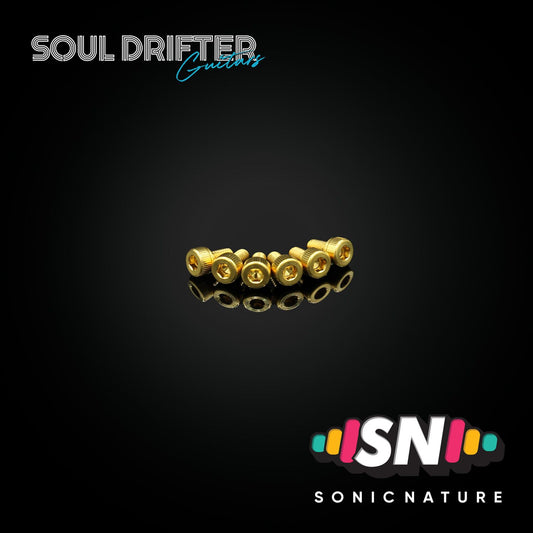 Sonic Nature GR5 Titanium Saddle Screws for GE1996T - Gold