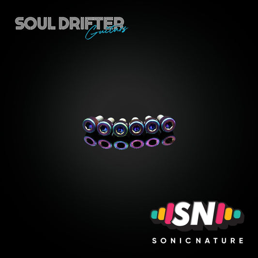 Sonic Nature GR5 Titanium Saddle Screws for GE1996T - Rainbow