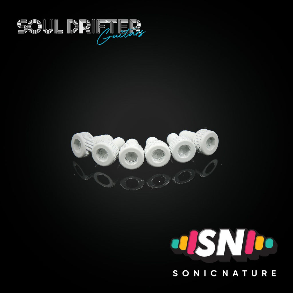 Sonic Nature GR5 Titanium Saddle Screws for GE1996T - White