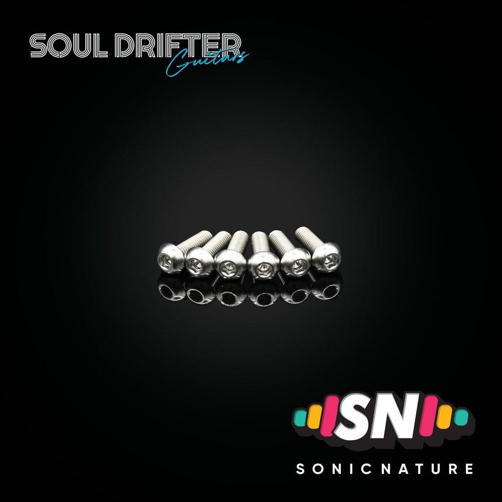 Sonic Nature GR5 Titanium Saddle Screws for Ibanez Edge - Natural