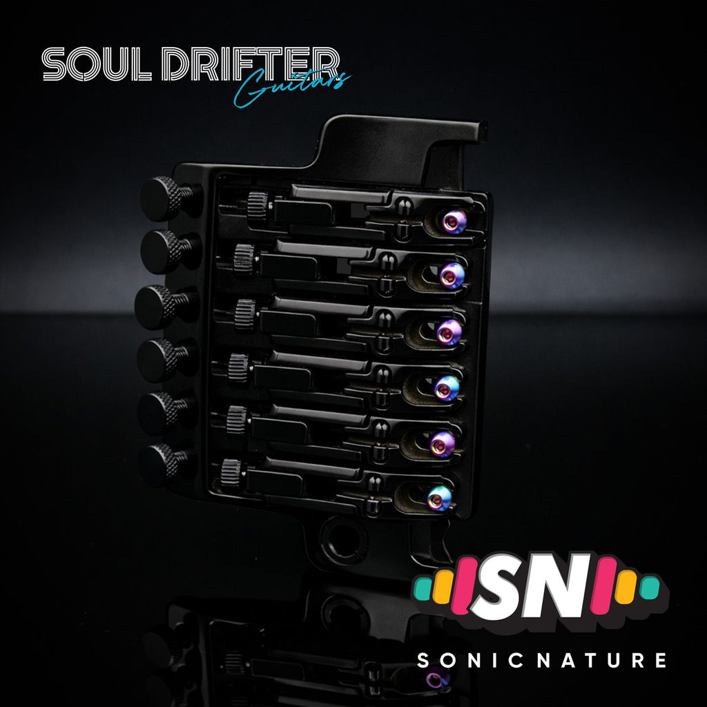 Sonic Nature GR5 Titanium Saddle Screws for Ibanez Edge - Rainbow
