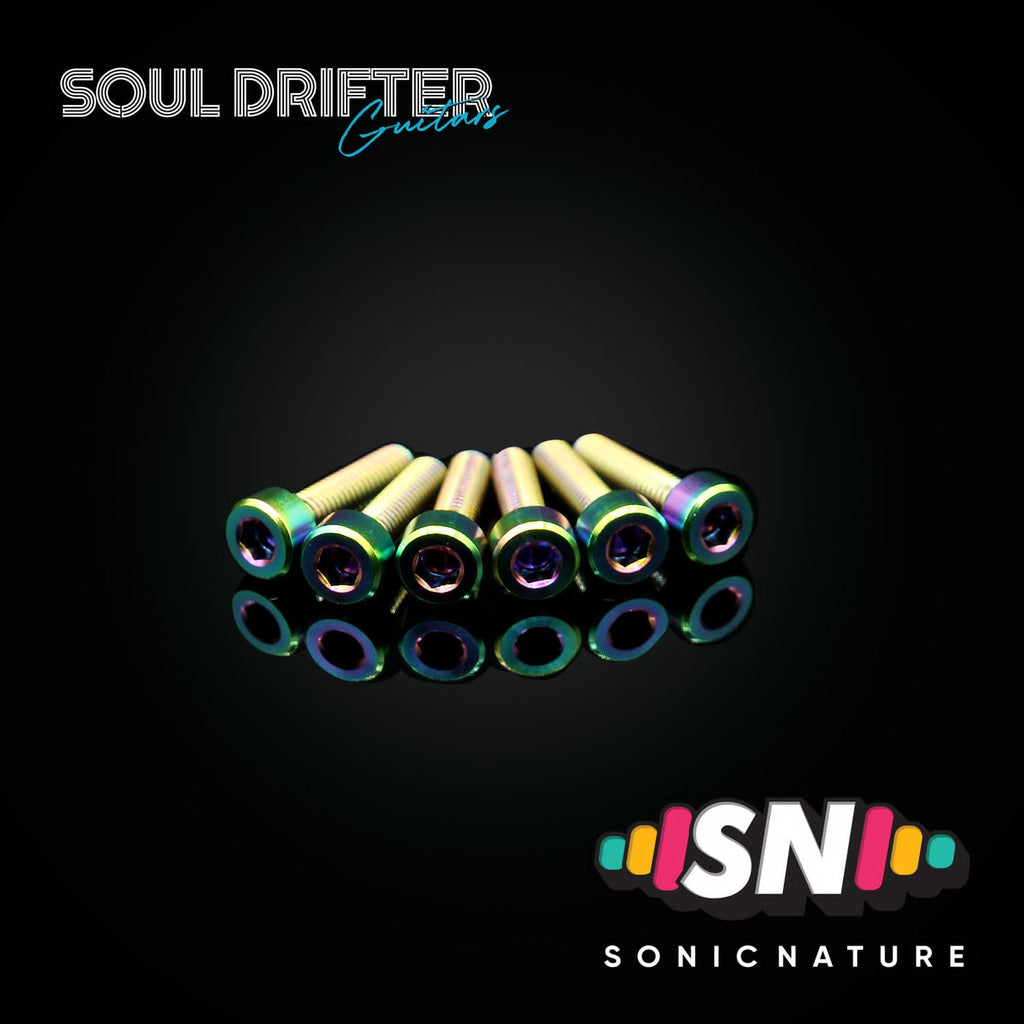 Sonic Nature GR5 Titanium Saddle Screws for VT1 - Rainbow