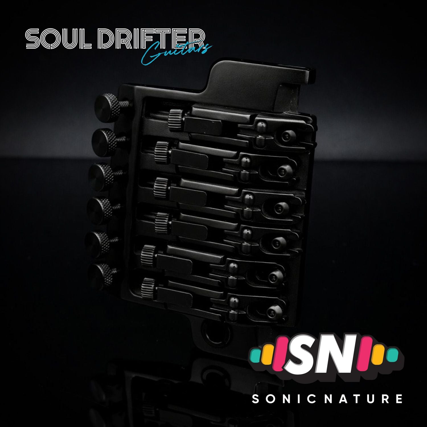 Sonic Nature GR5 Titanium String Lock Screws for Ibanez Edge - Black