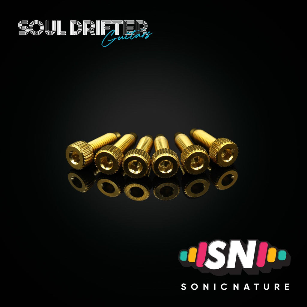 Sonic Nature GR5 Titanium String Lock Screws for Ibanez Edge - Gold