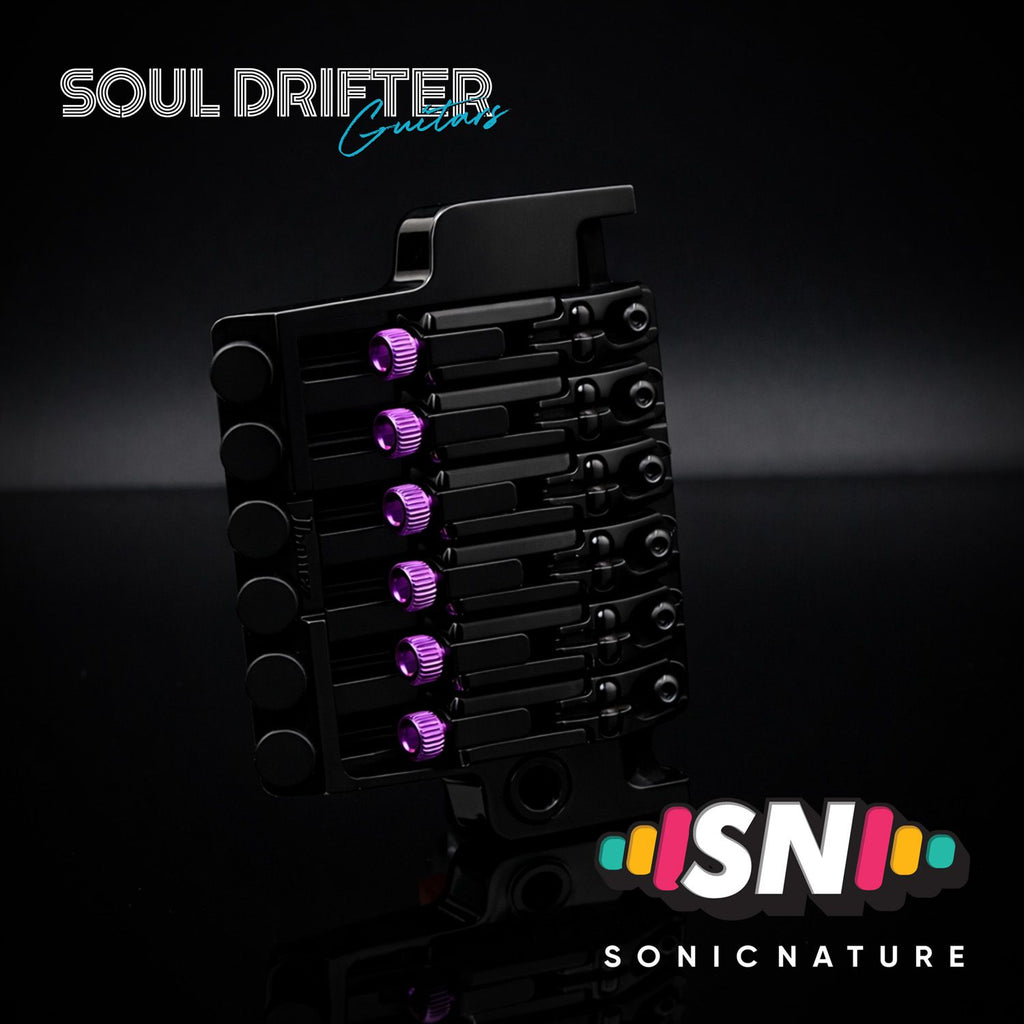 Sonic Nature GR5 Titanium String Lock Screws for Ibanez Edge - Purple
