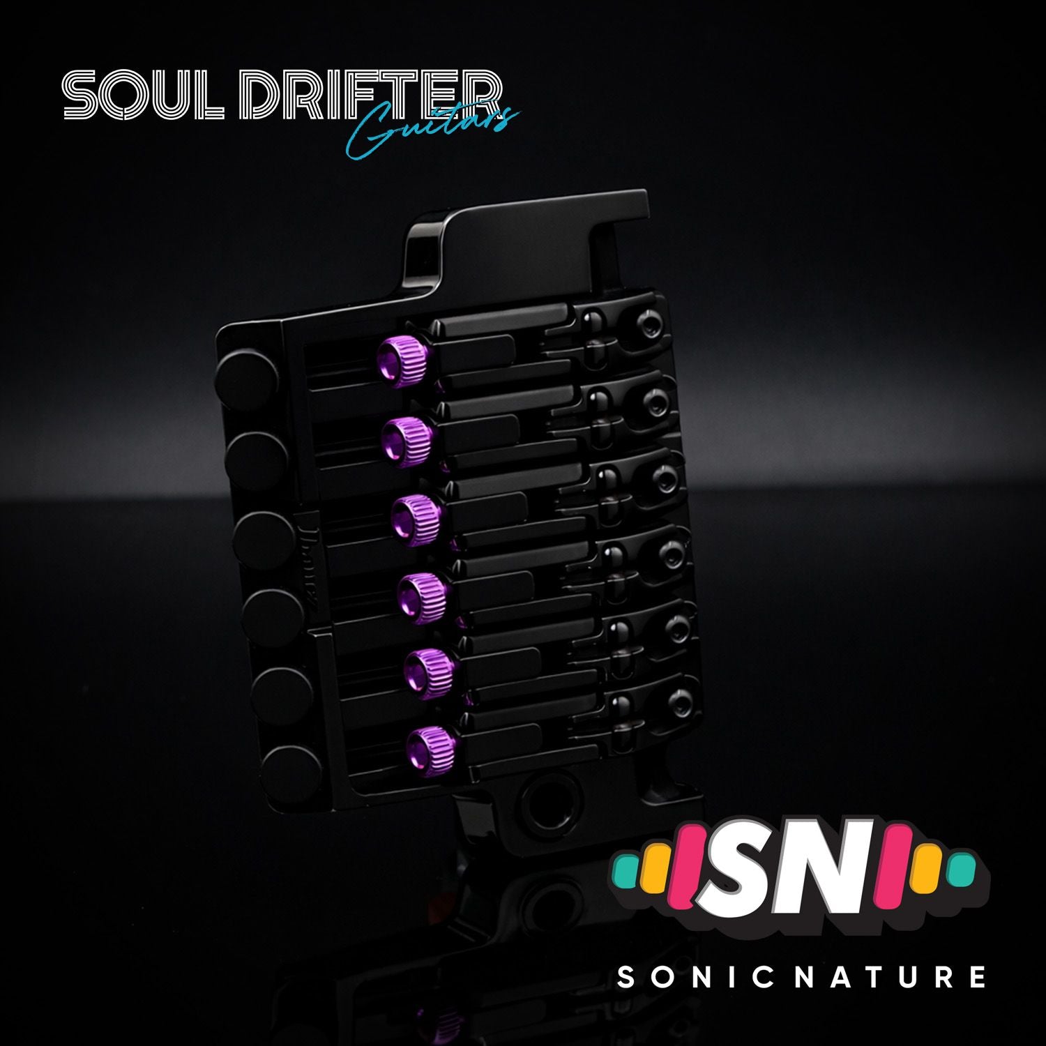 Sonic Nature GR5 Titanium String Lock Screws for Ibanez Edge - Purple