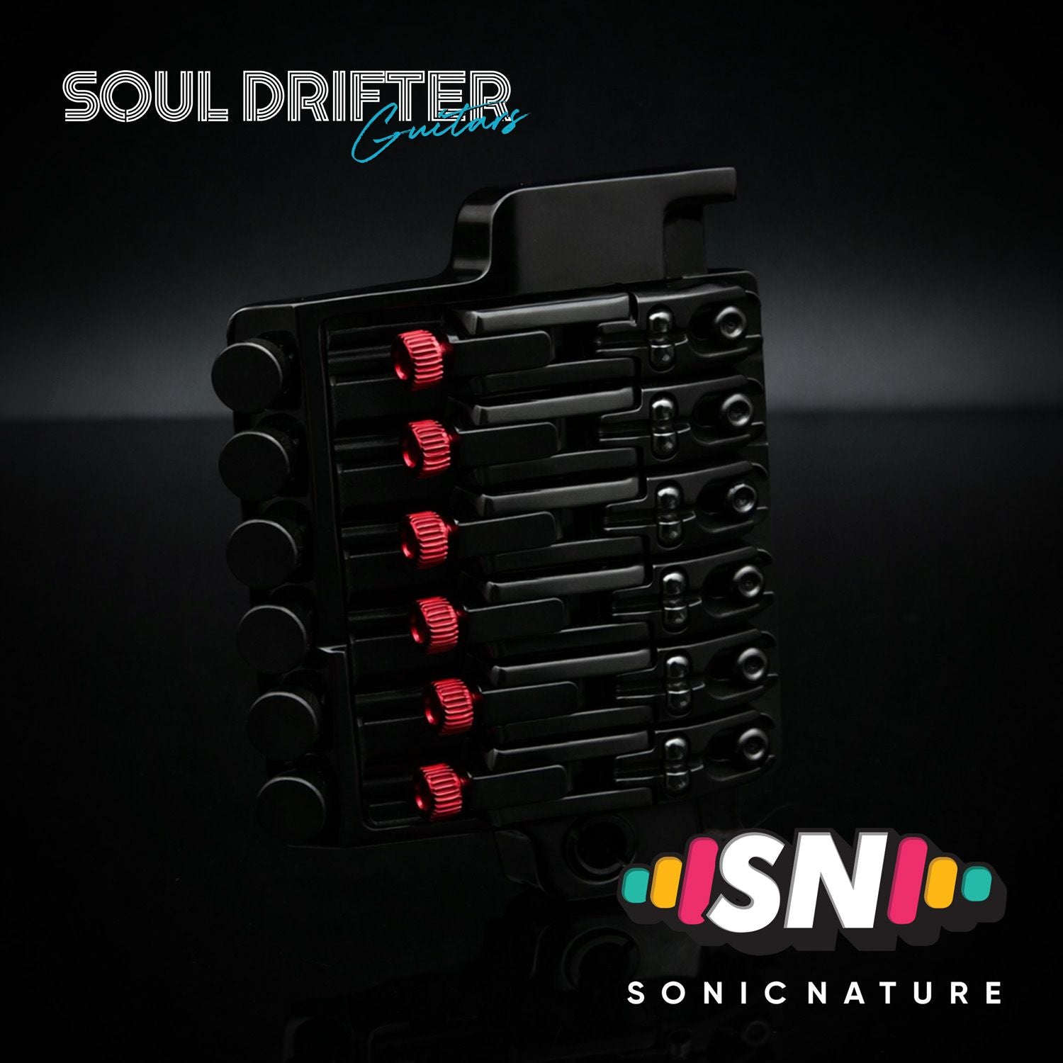 Sonic Nature GR5 Titanium String Lock Screws for Ibanez Edge - Red
