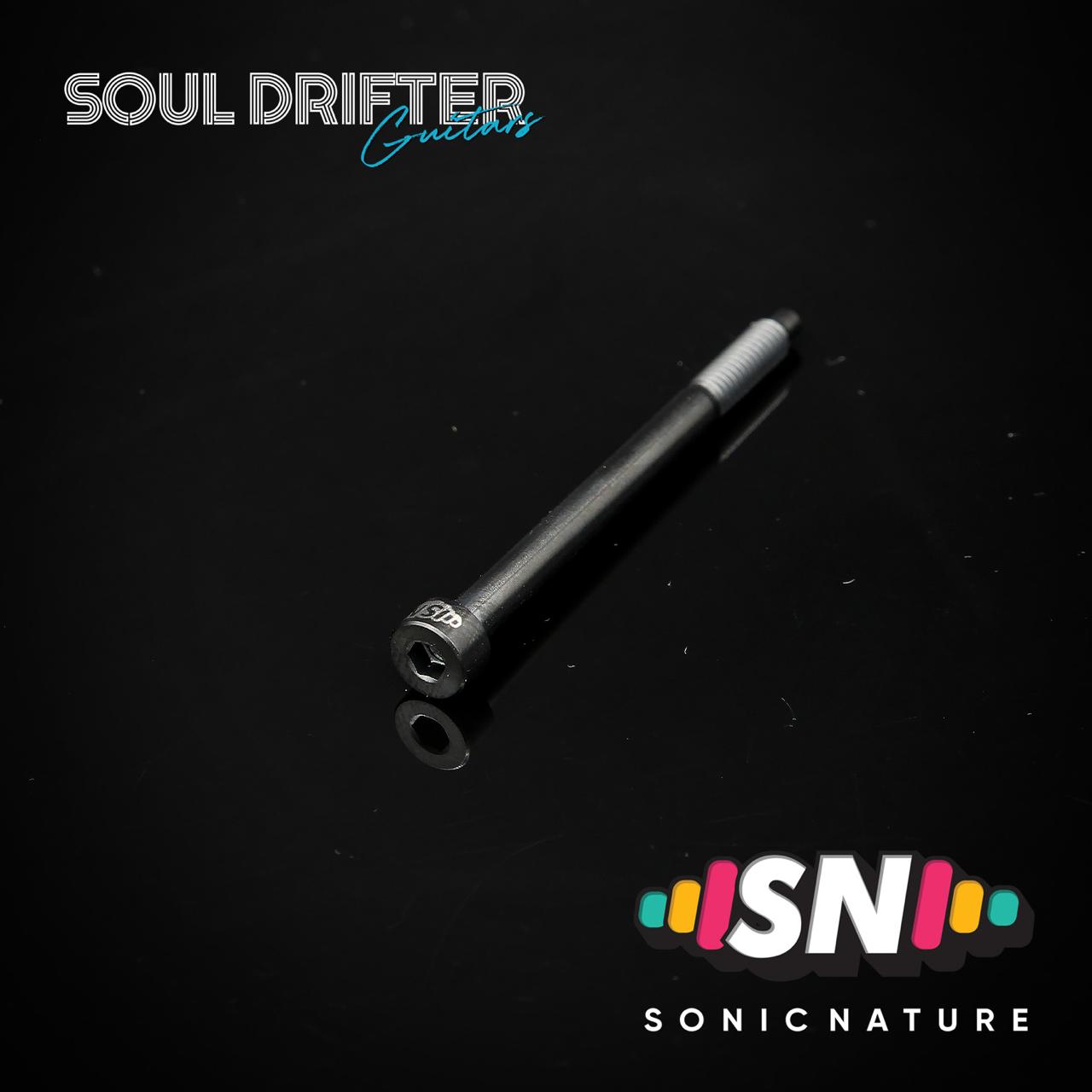 Sonic Nature GR5 Titanium XL String Lock Screws for D Tuners / Longer Applications - Black