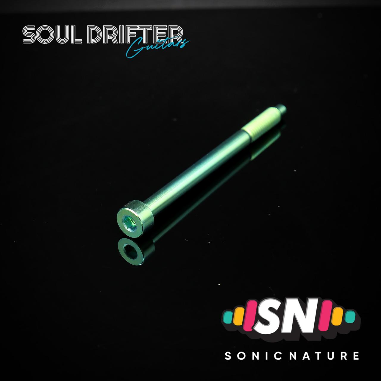 Sonic Nature GR5 Titanium XL String Lock Screws for D Tuners / Longer Applications - Green