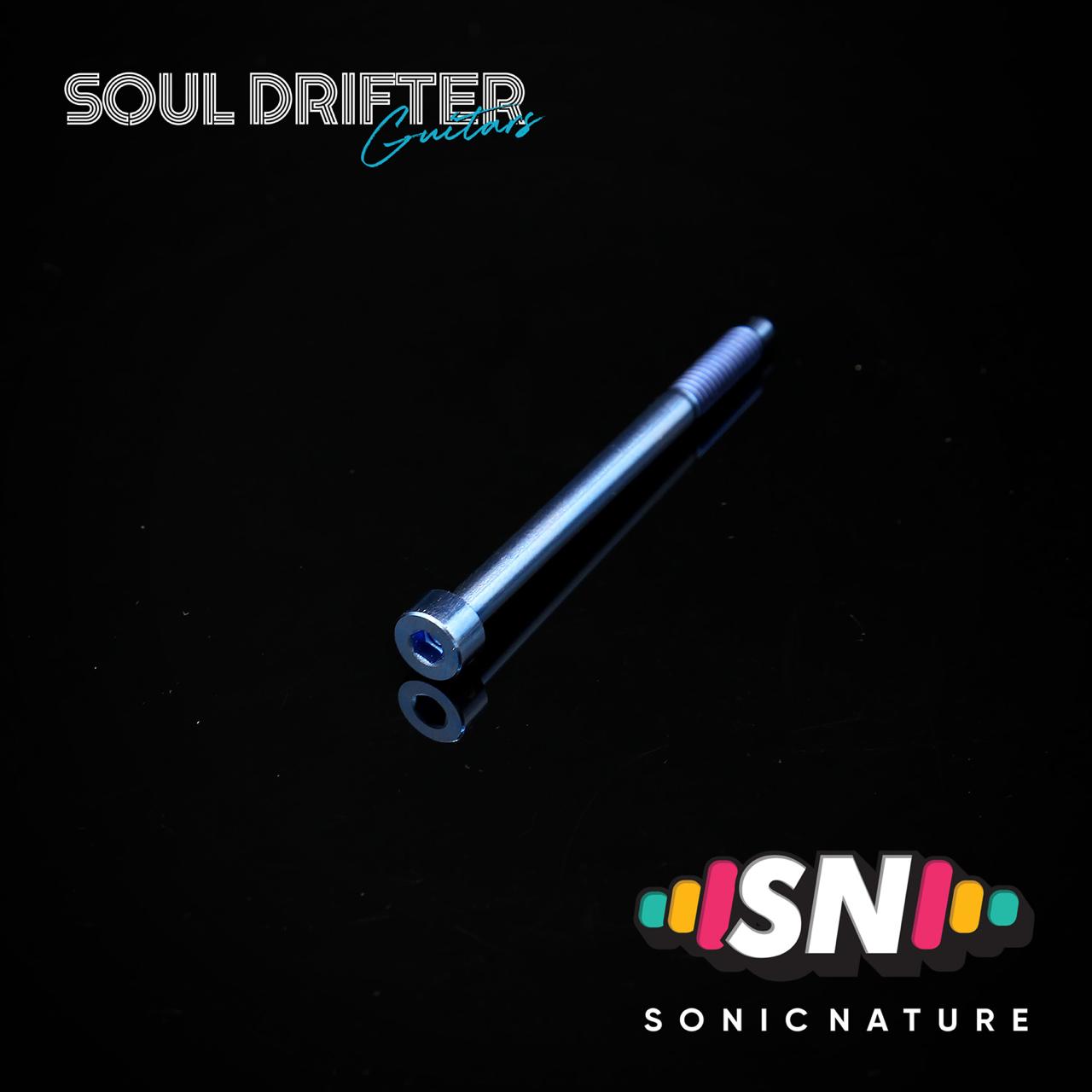 Sonic Nature GR5 Titanium XL String Lock Screws for D Tuners / Longer Applications - Midnight Blue