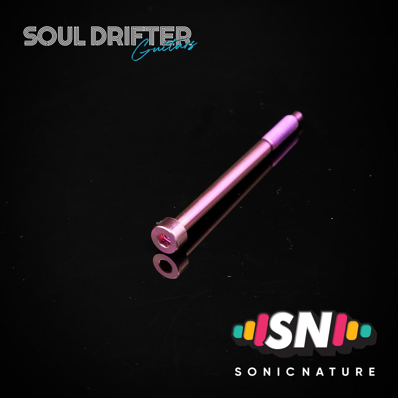 Sonic Nature GR5 Titanium XL String Lock Screws for D Tuners / Longer Applications - Purple