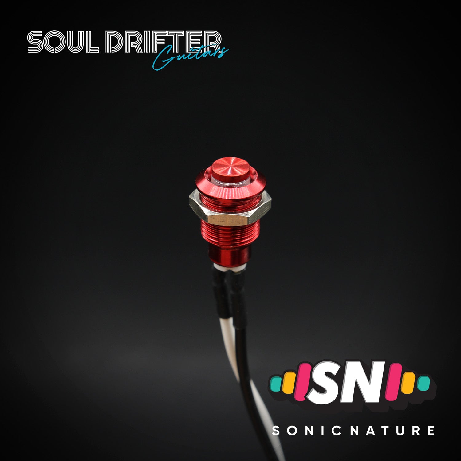 Sonic Nature Momentary Guitar Kill Switch 10MM - Red