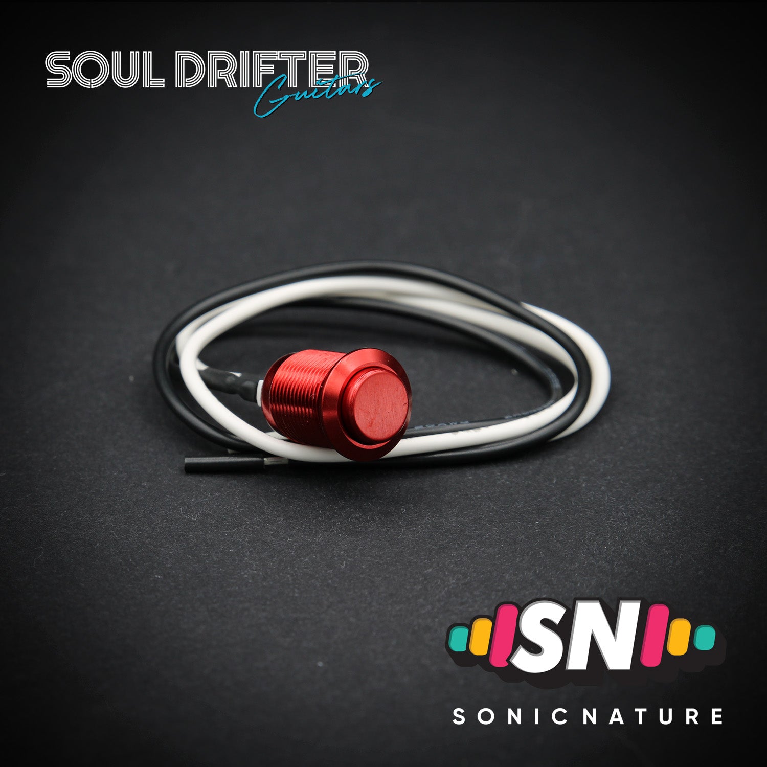 Sonic Nature Momentary Guitar Kill Switch 12MM - Red