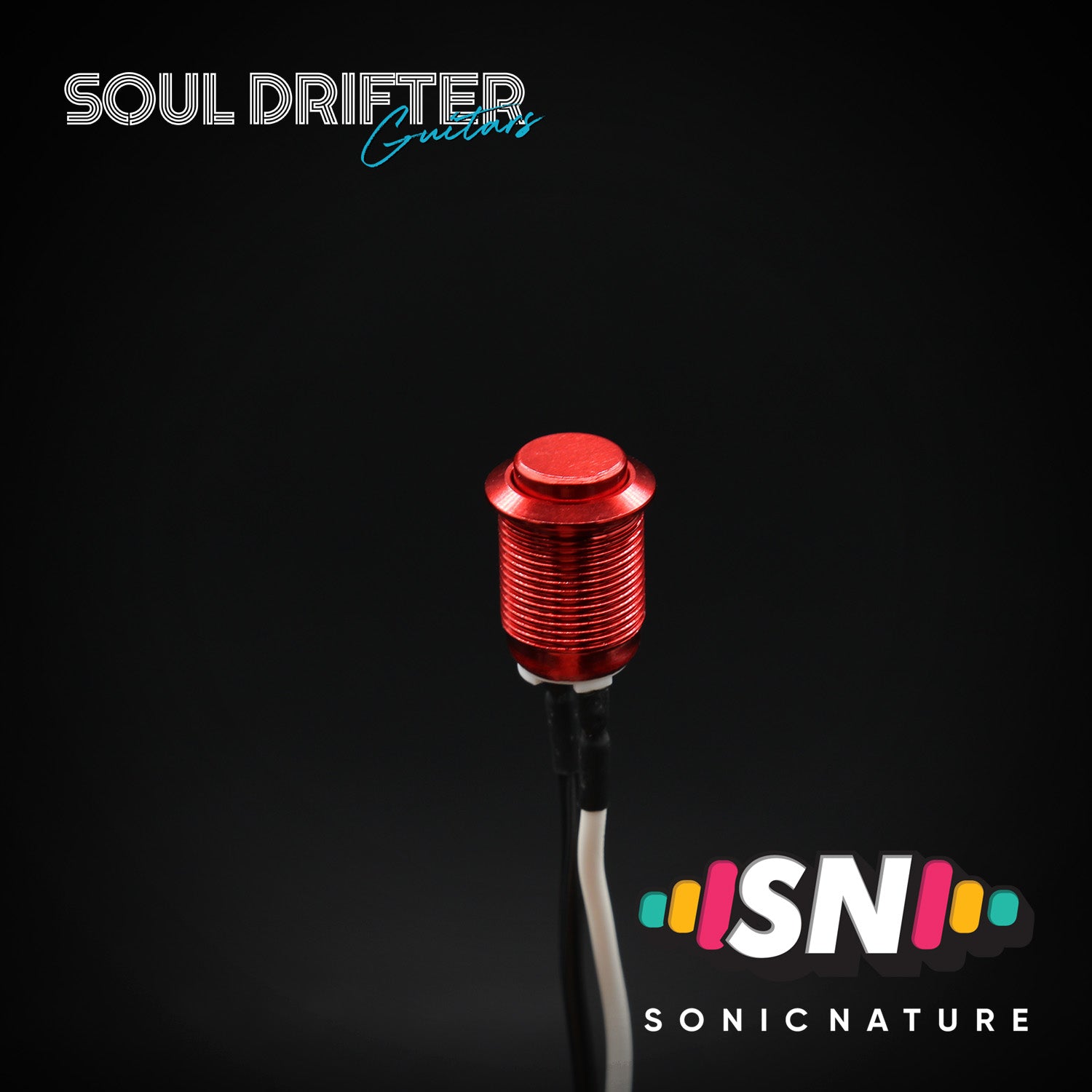 Sonic Nature Momentary Guitar Kill Switch 12MM - Red