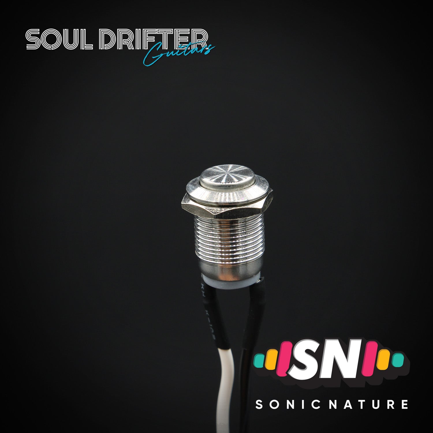 Sonic Nature Momentary Guitar Kill Switch 12MM - Stainless Steel