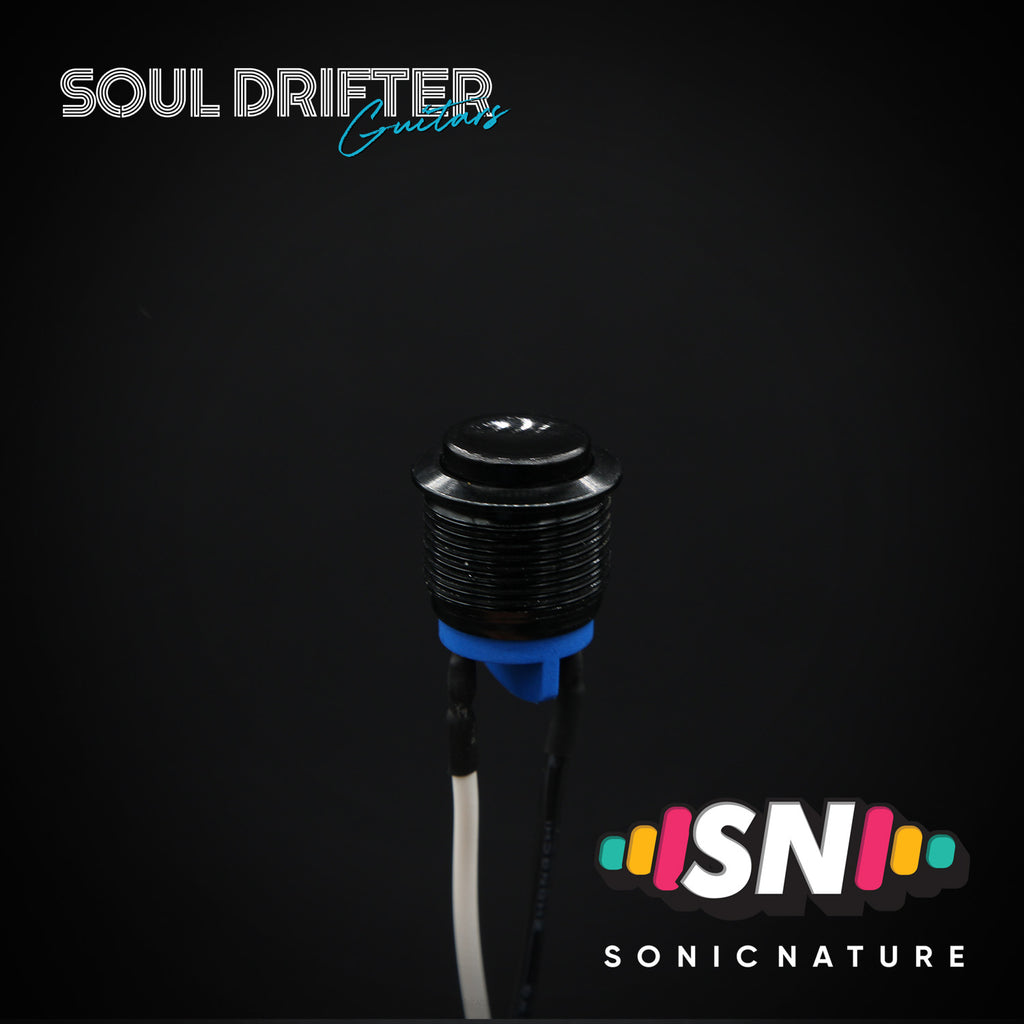 Sonic Nature Momentary Guitar Kill Switch 16MM - Black