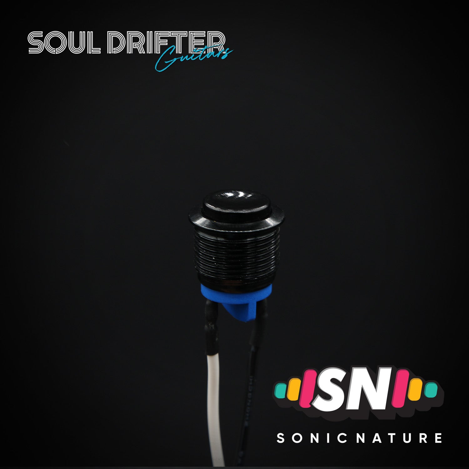 Sonic Nature Momentary Guitar Kill Switch 16MM - Black