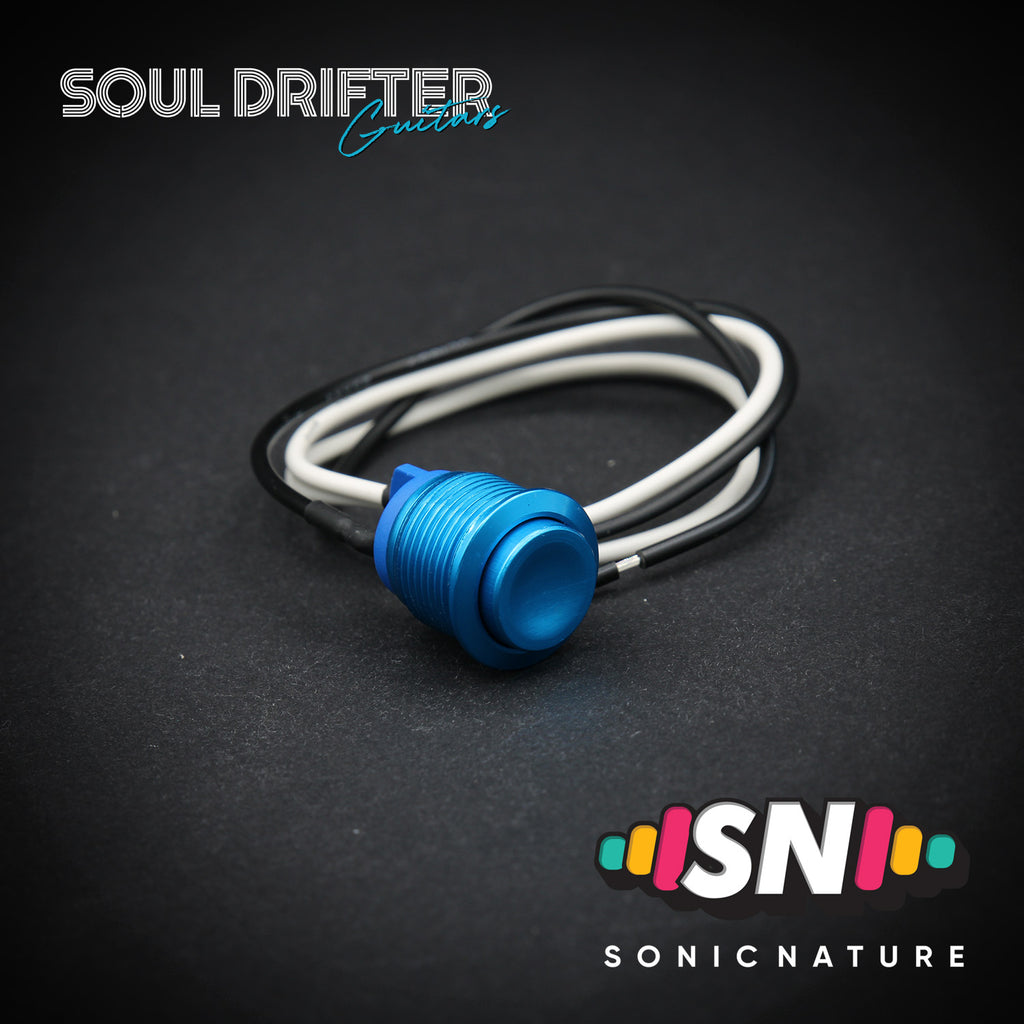 Sonic Nature Momentary Guitar Kill Switch 16MM - Blue