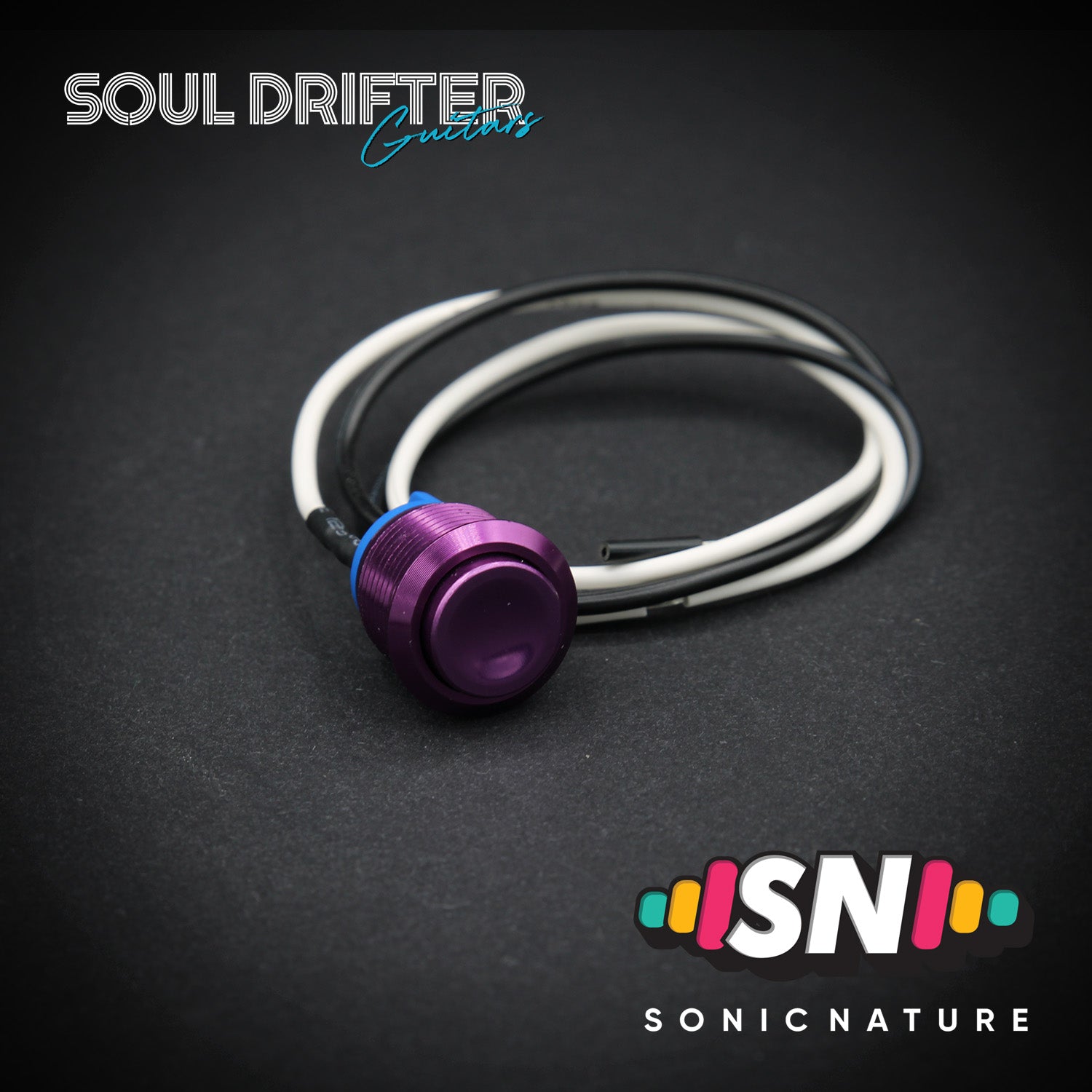Sonic Nature Momentary Guitar Kill Switch 16MM - Purple