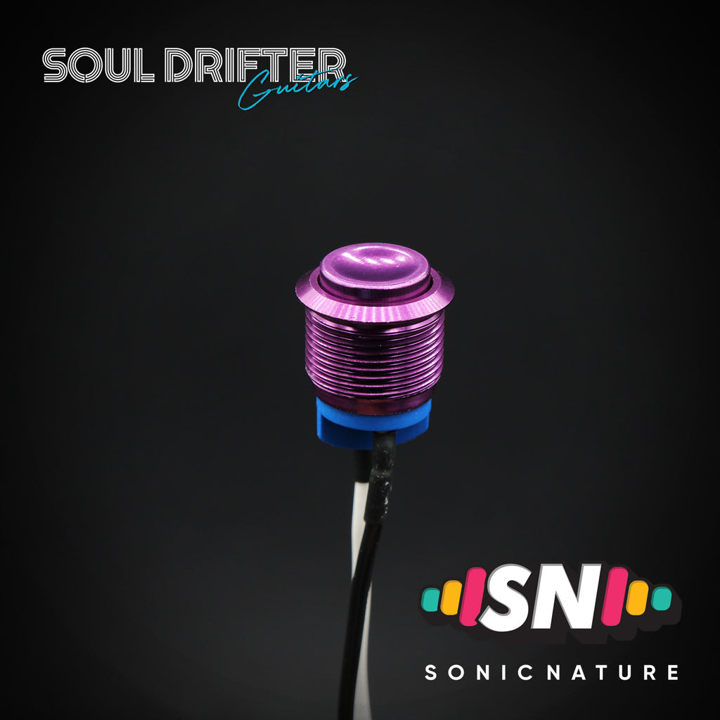 Sonic Nature Momentary Guitar Kill Switch 16MM - Purple