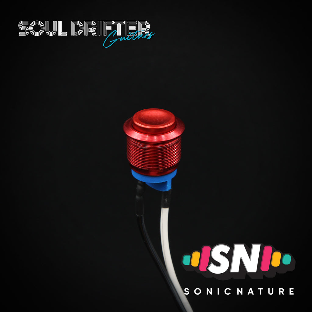 Sonic Nature Momentary Guitar Kill Switch 16MM - Red