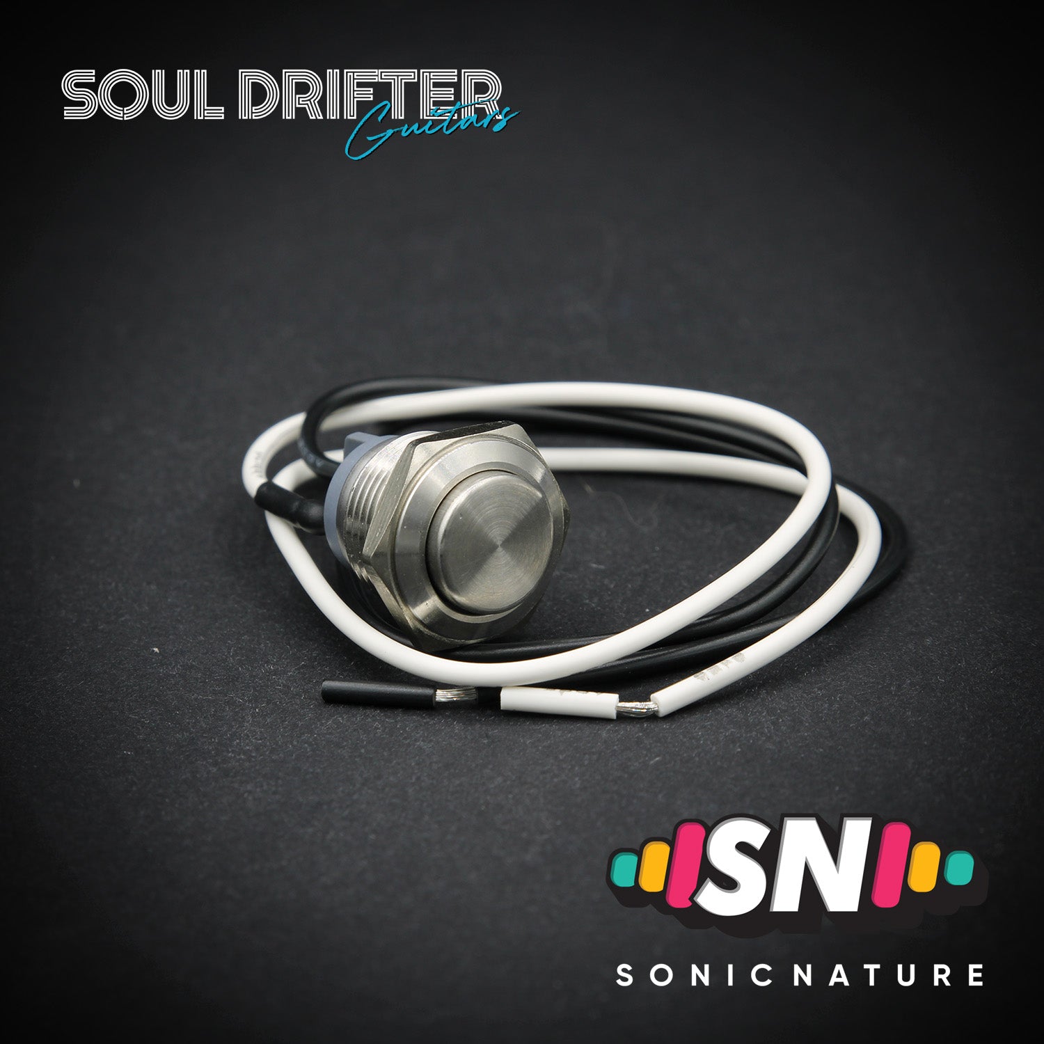 Sonic Nature Momentary Guitar Kill Switch 16MM - Stainless Steel