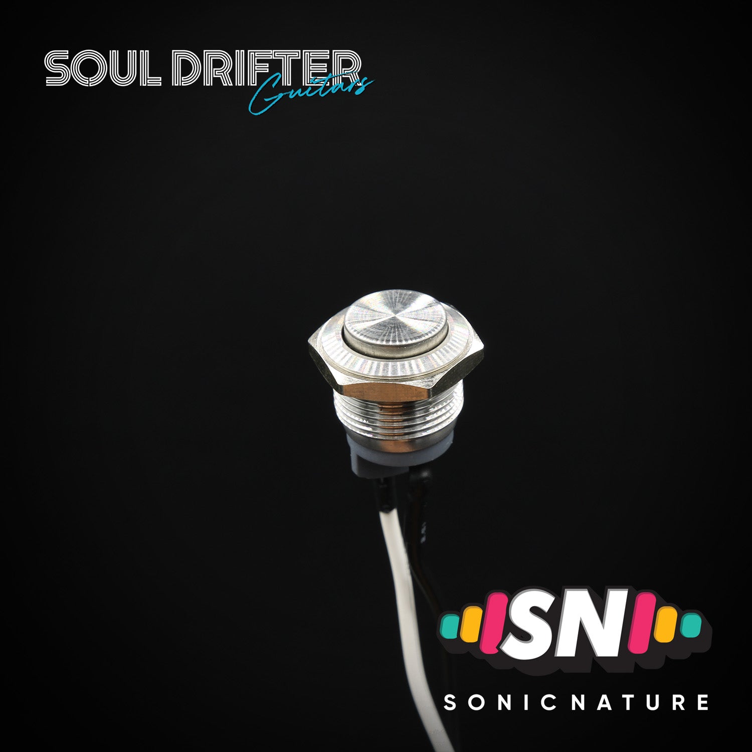 Sonic Nature Momentary Guitar Kill Switch 16MM - Stainless Steel