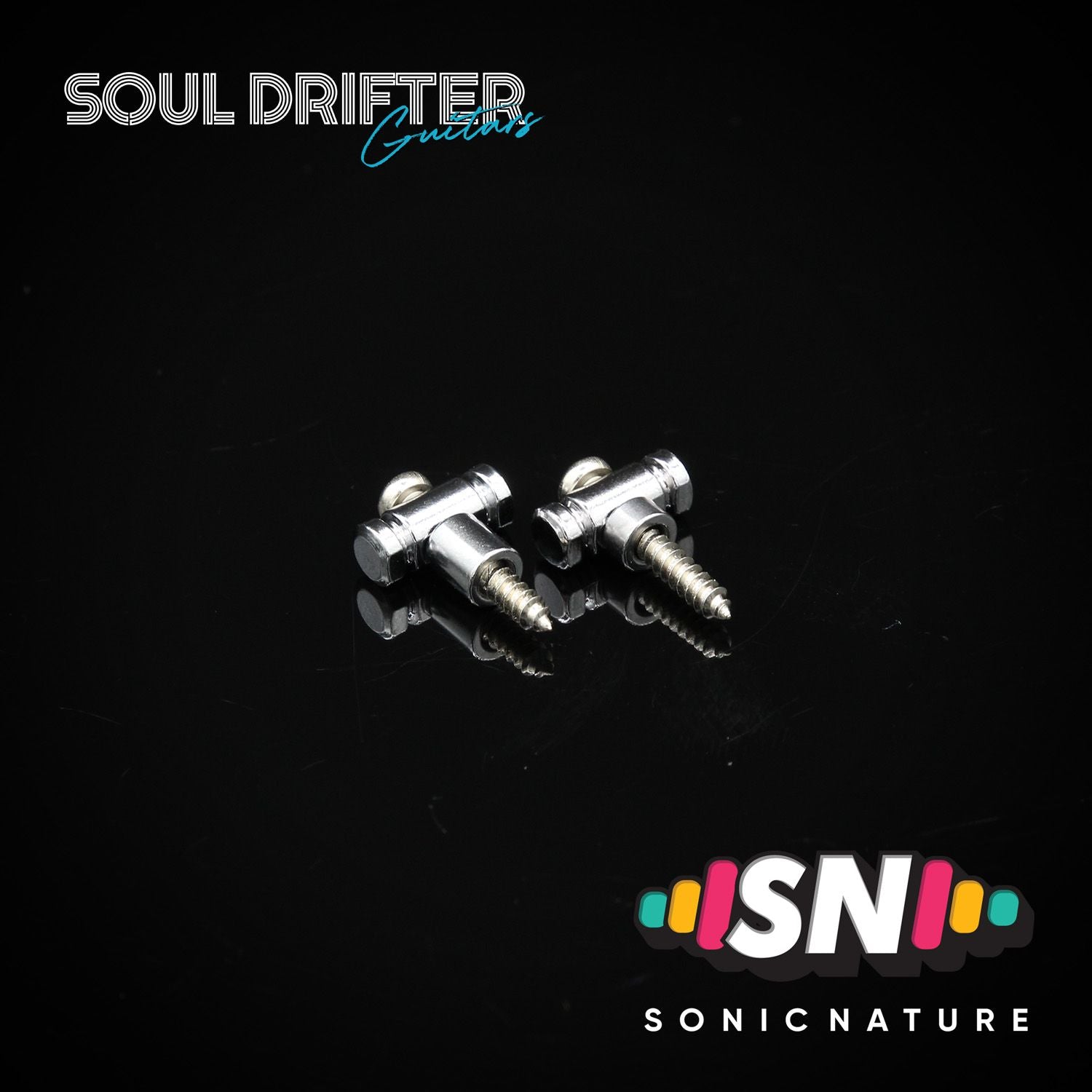 Sonic Nature Roller String Retainer Pack - Chrome – Soul Drifter Guitars