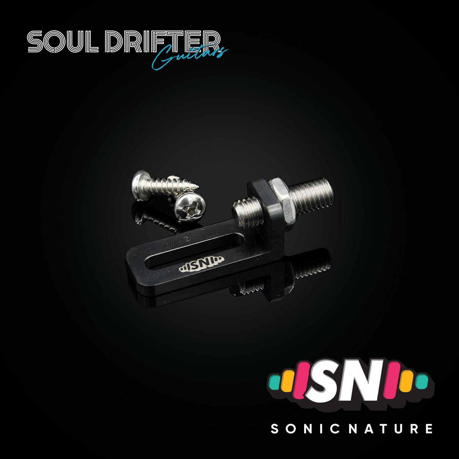 Sonic Nature Titanium Tremolo Stopper – Dive Only Mode Stabilizer - Black