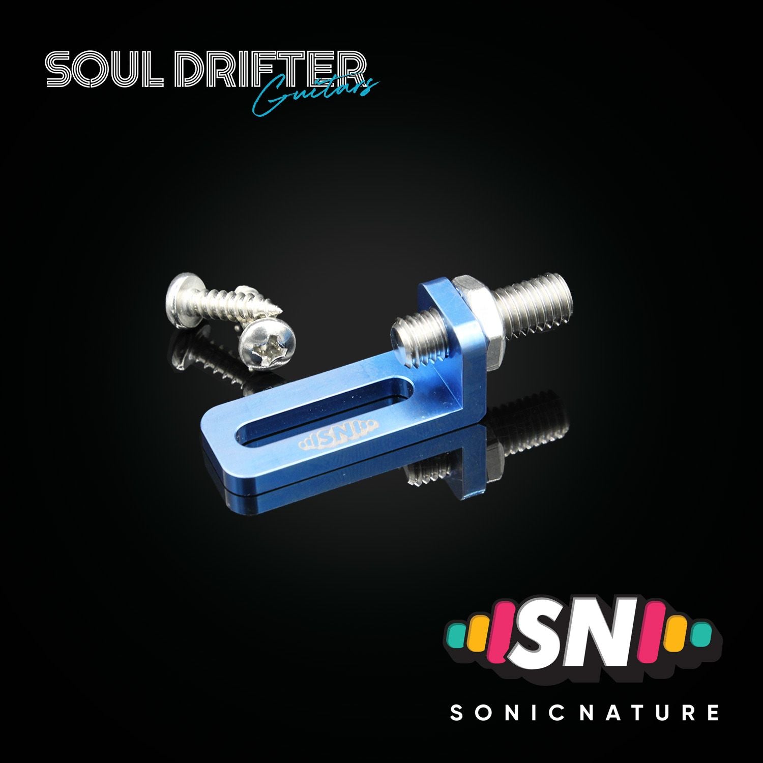 Sonic Nature Titanium Tremolo Stopper – Dive Only Mode Stabilizer - Blue