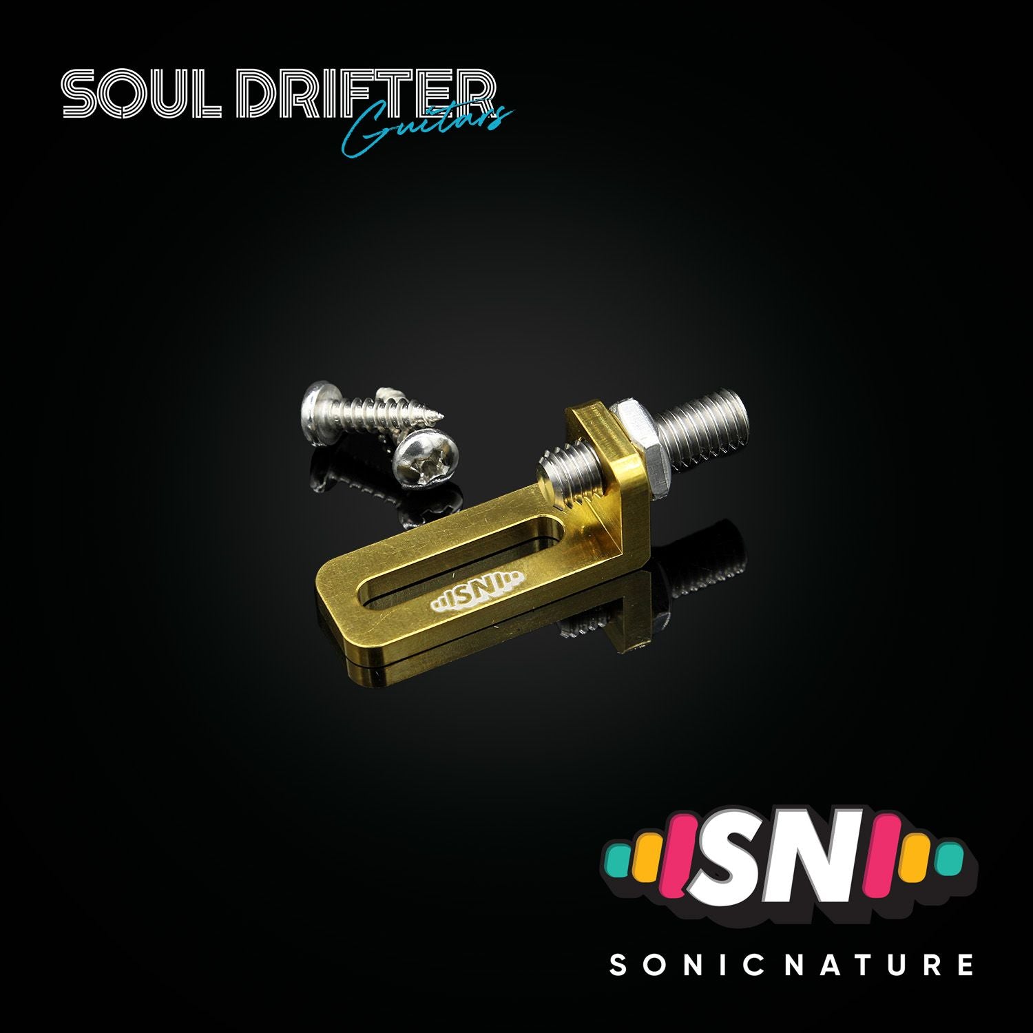 Sonic Nature Titanium Tremolo Stopper – Dive Only Mode Stabilizer - Gold