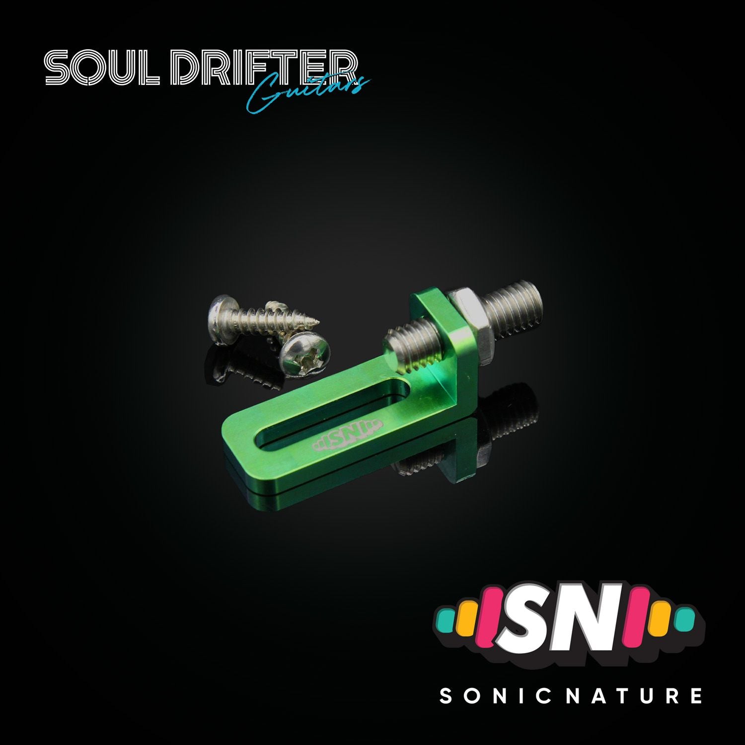 Sonic Nature Titanium Tremolo Stopper – Dive Only Mode Stabilizer - Green