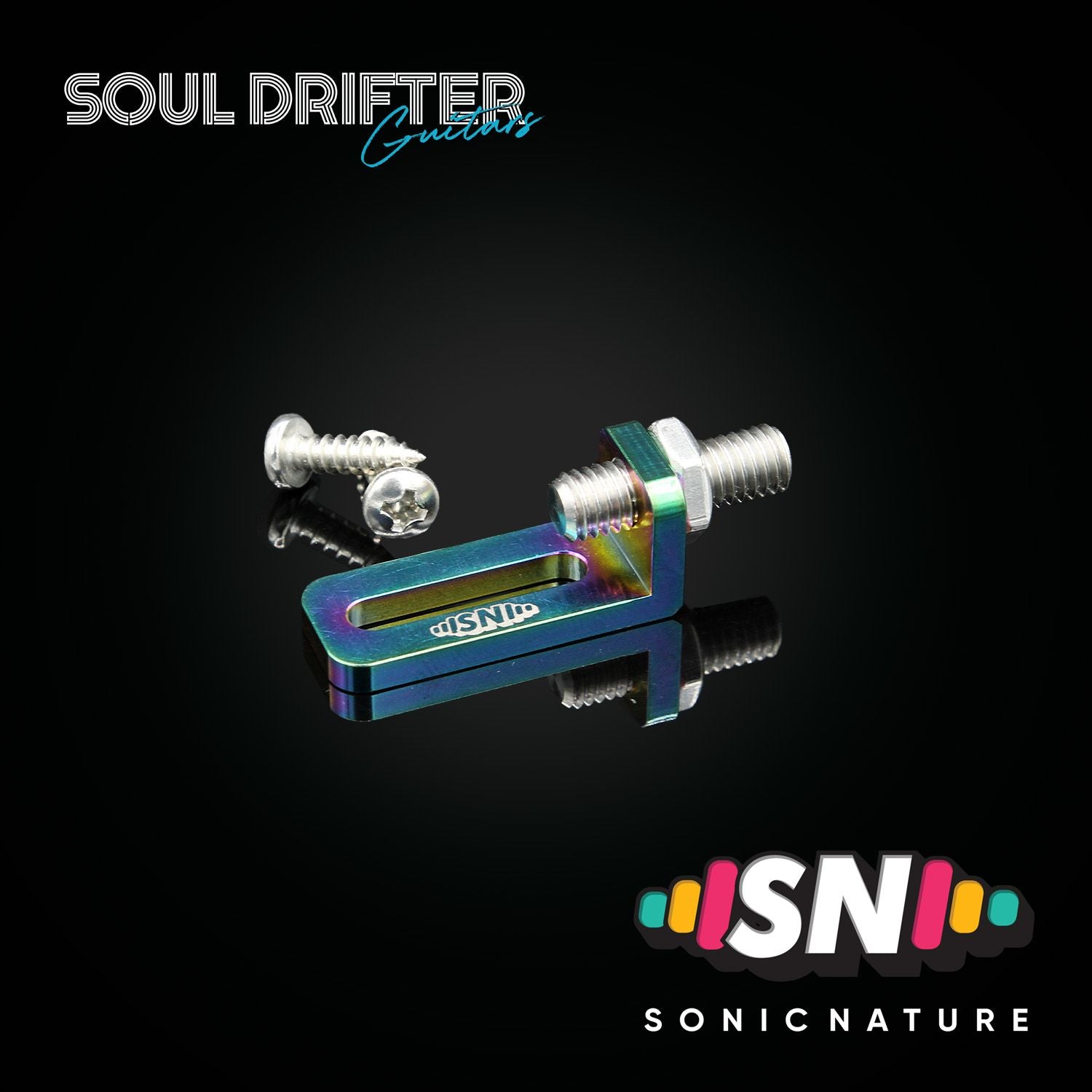 Sonic Nature Titanium Tremolo Stopper – Dive Only Mode Stabilizer - Rainbow