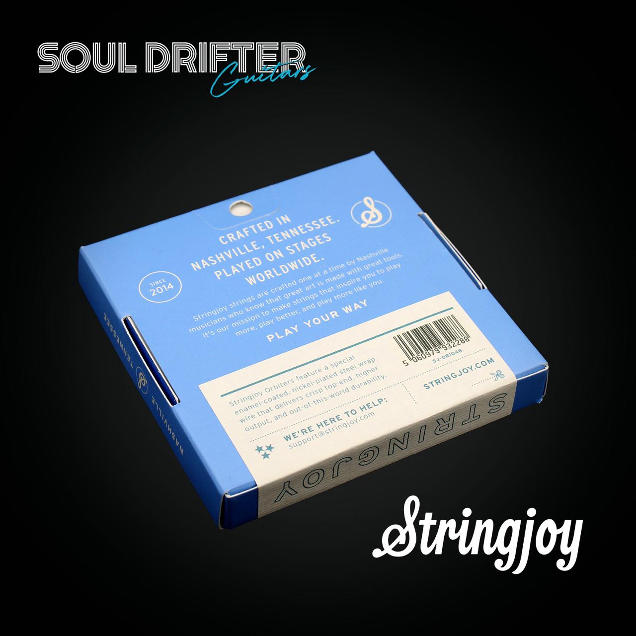 Stringjoy Orbiters | Balanced Light Gauge (10-48) Coated Nickel Wound Electric Guitar Strings