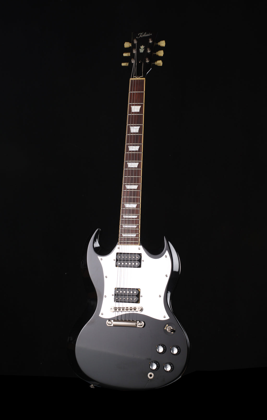 Tokai SG-Style MIJ Black with Mirrored Pickguard 1991