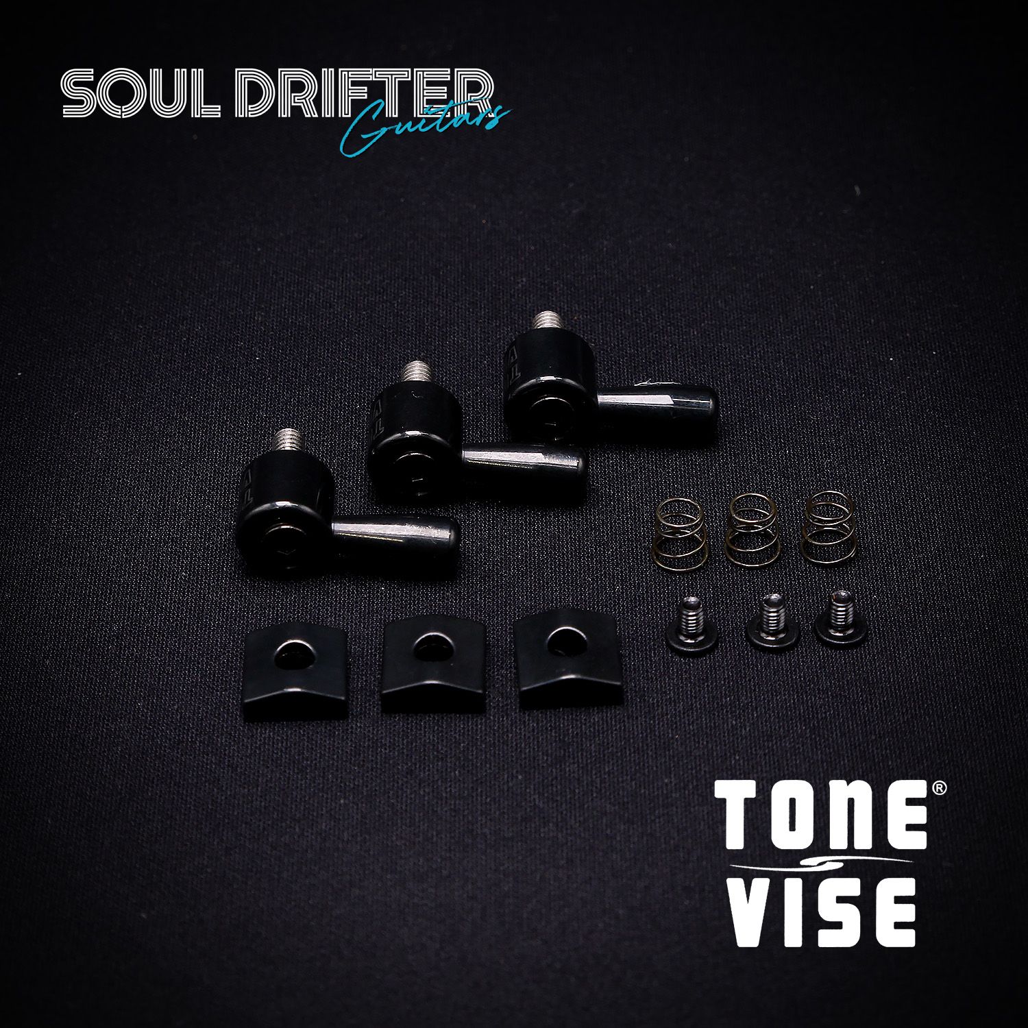 Tone Vise Keyless Nut Locks - Black