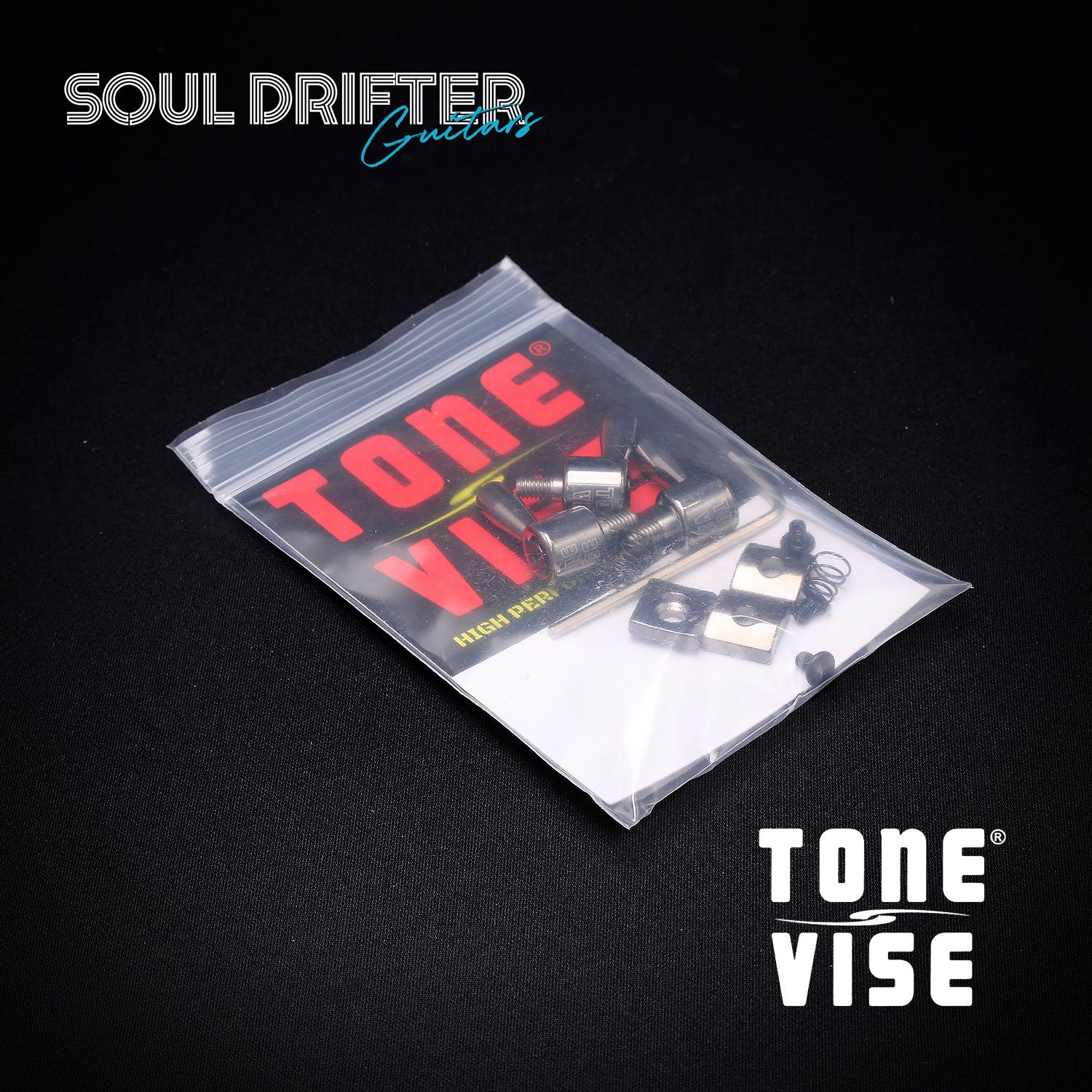 Tone Vise Keyless Nut Locks - Black Nickel