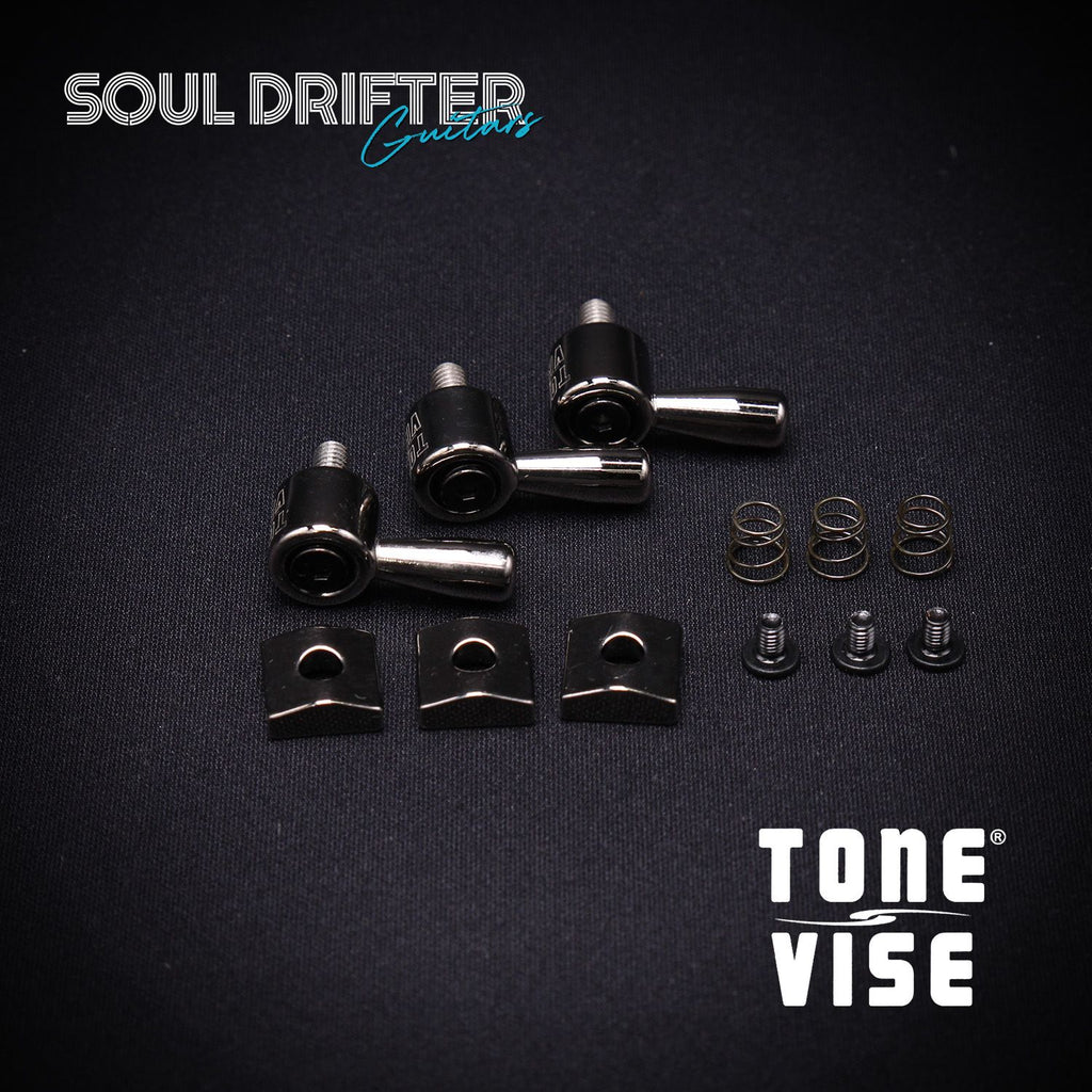 Tone Vise Keyless Nut Locks - Black Nickel